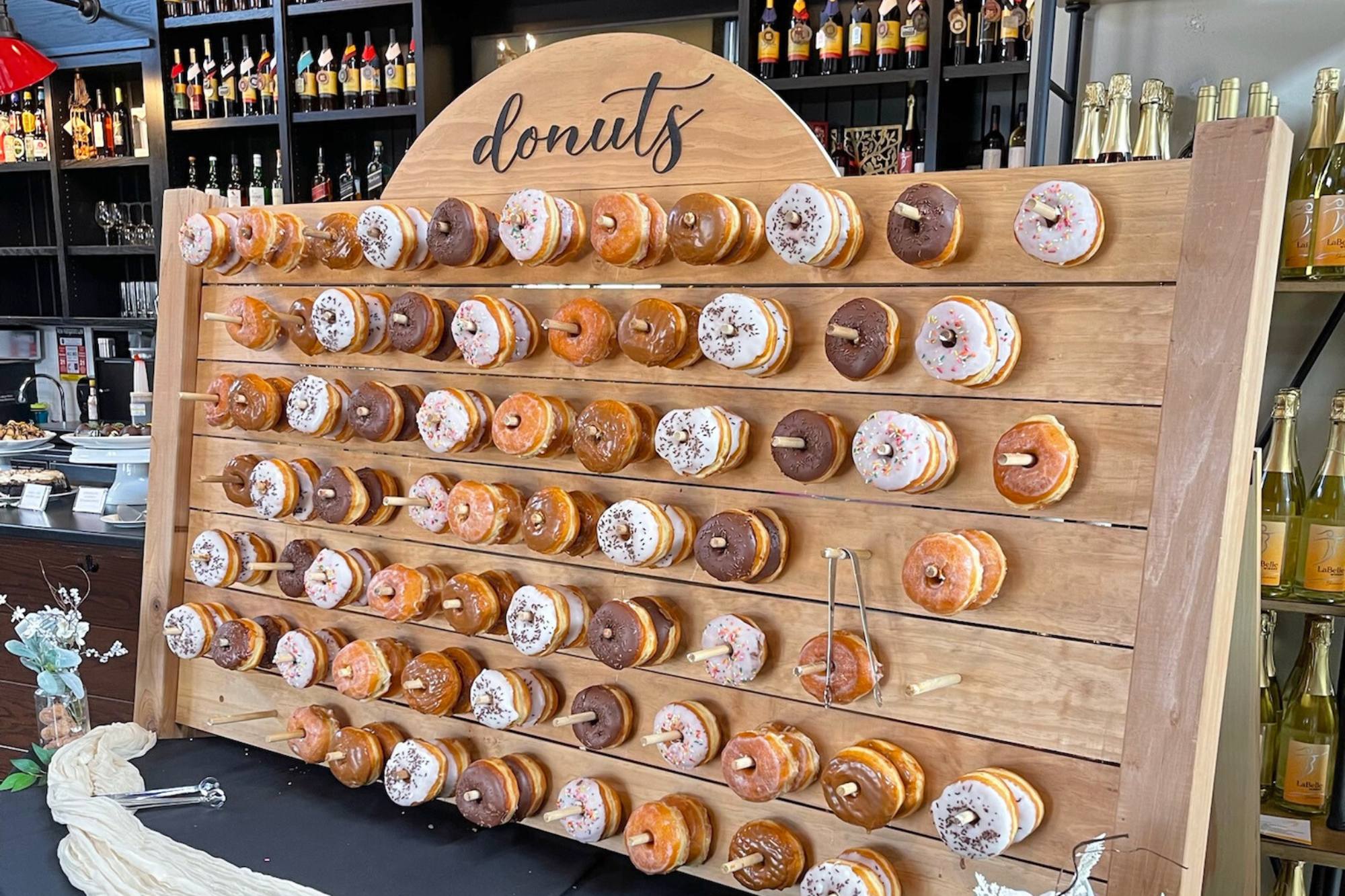 donut display easter brunch buffet amherst nh