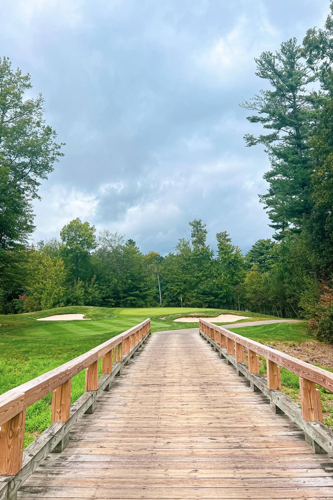 golf cart bridge the links at labelle nh golf course