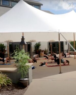 Outdoor Pilates Class at the Vineyard (Amherst)