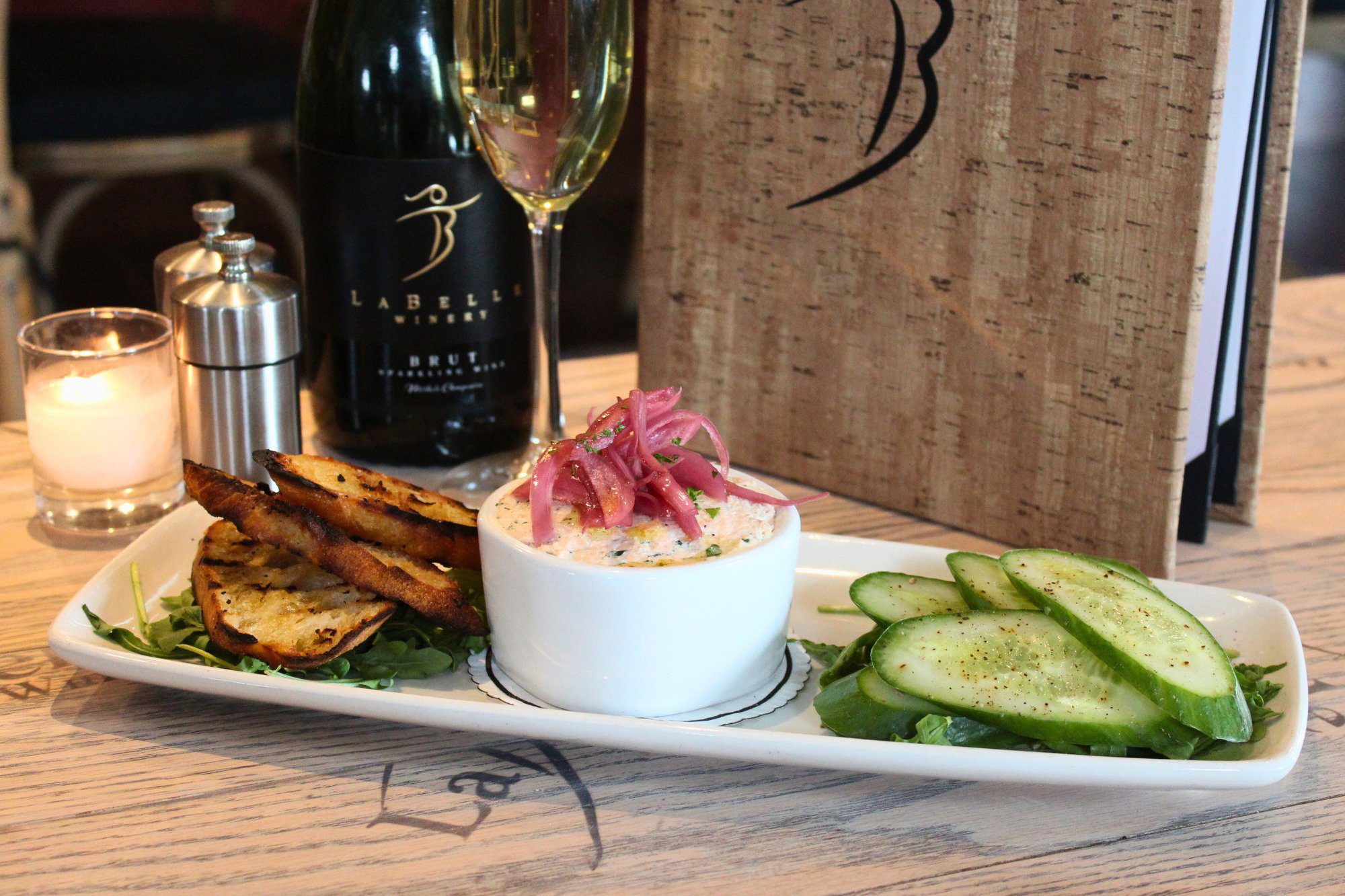 smoked salmon dip appetizer the bistro at labelle spring 2025 menu