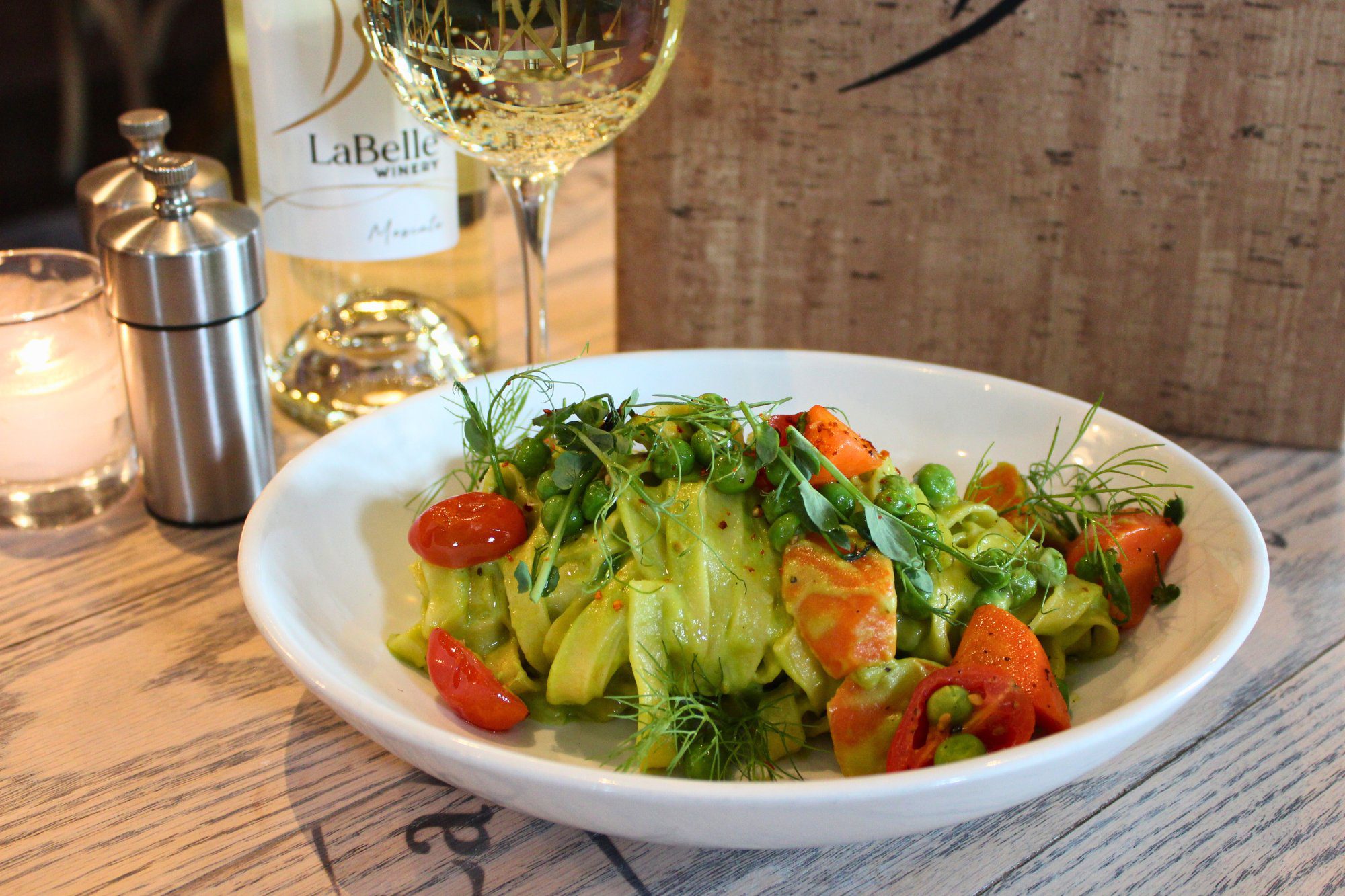 spring pasta entree the bistro at labelle spring 2025 menu