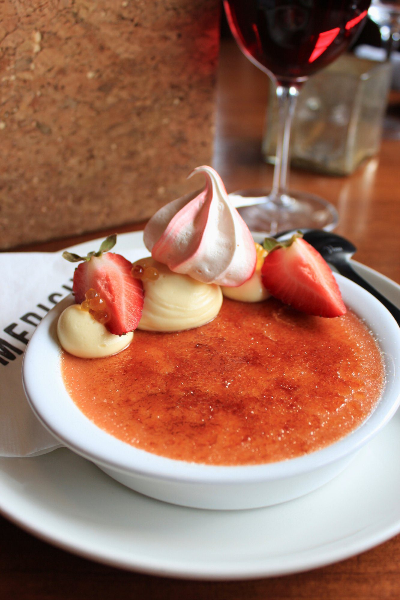 strawberry creme brulee dessert americus