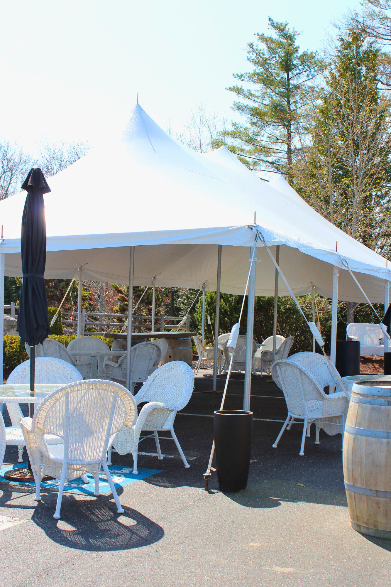 mini golf outing and party tent mini links at labelle