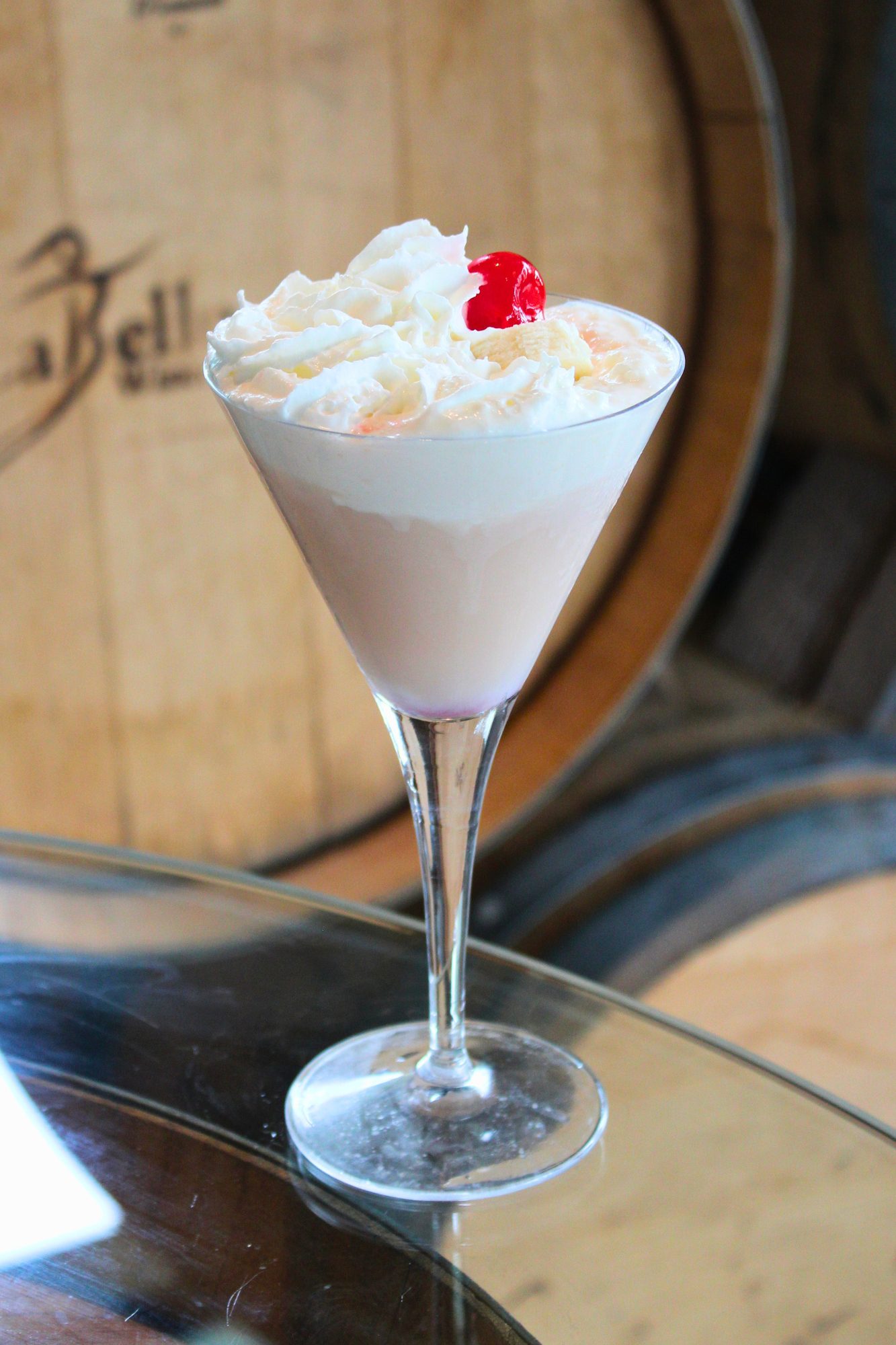 Banana Split Martini americus restaurant