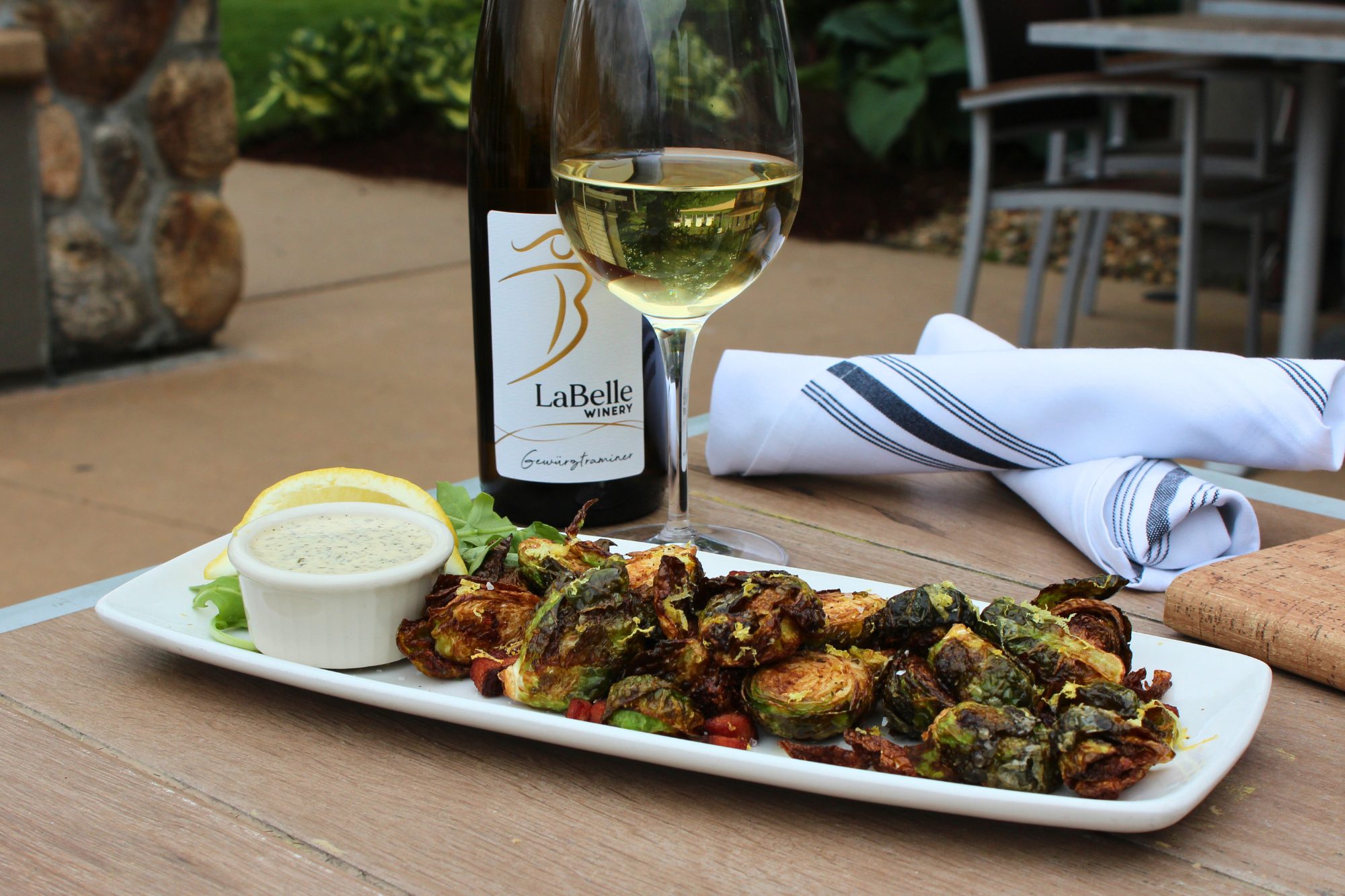 crispy brussels sprouts the bistro at labelle