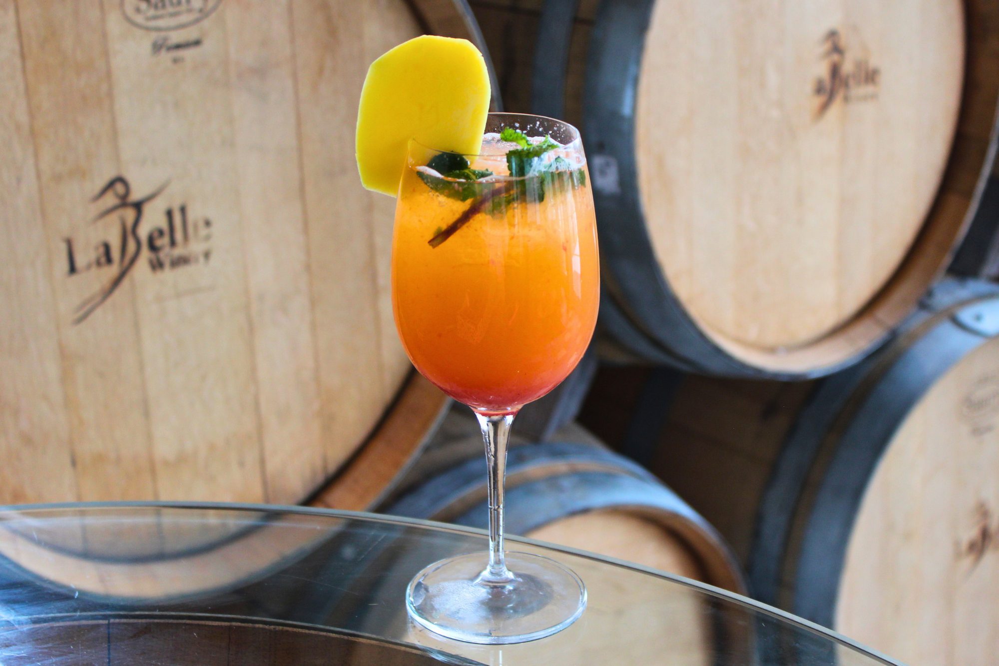 mango berry sangria americus restaurant