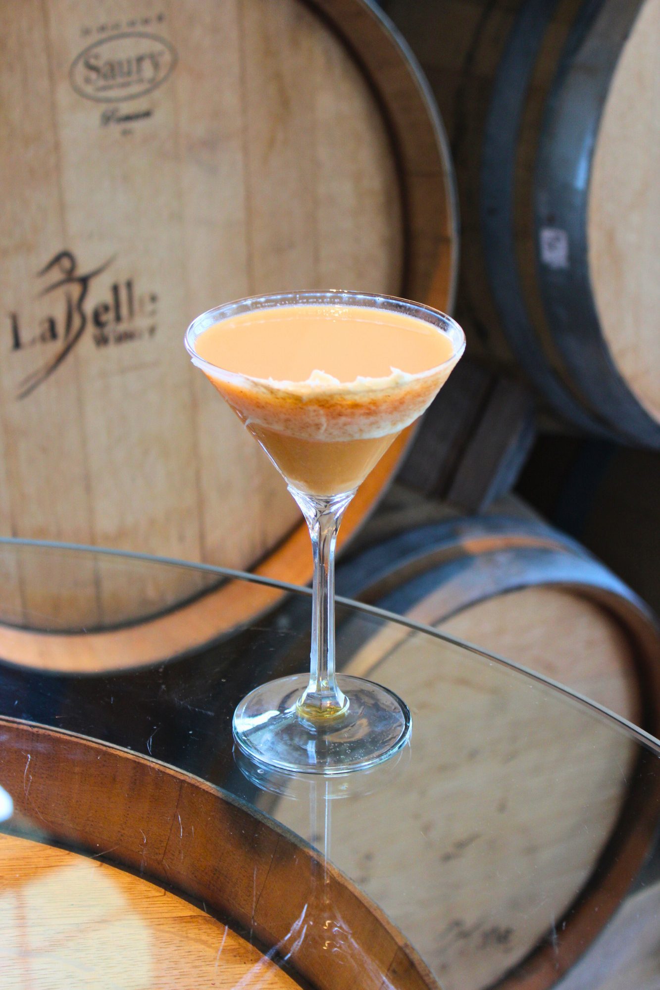 Carrot cake martini labelle winery at americus  fall menu