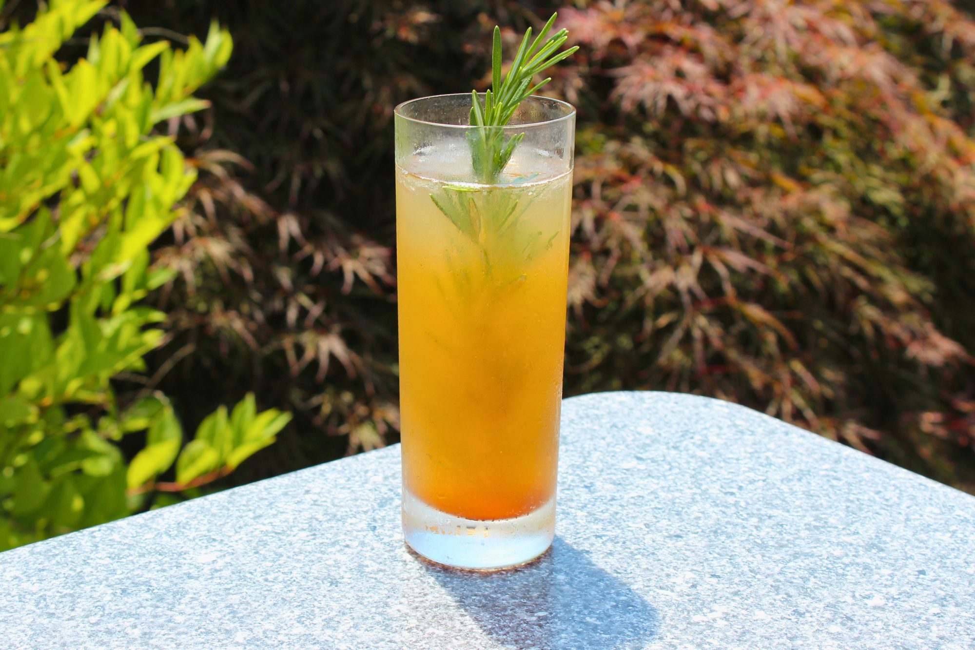 Spiced Maple bourbon Fizz at labelle winery at americus  fall menu