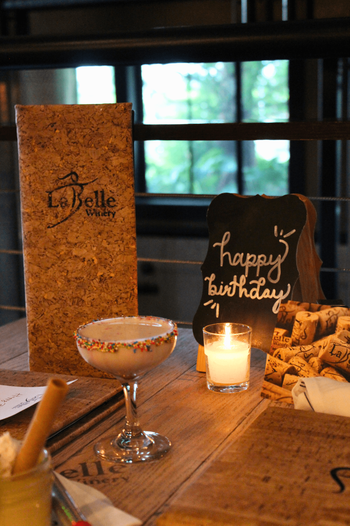 birthday add on at labelle winery the bistro