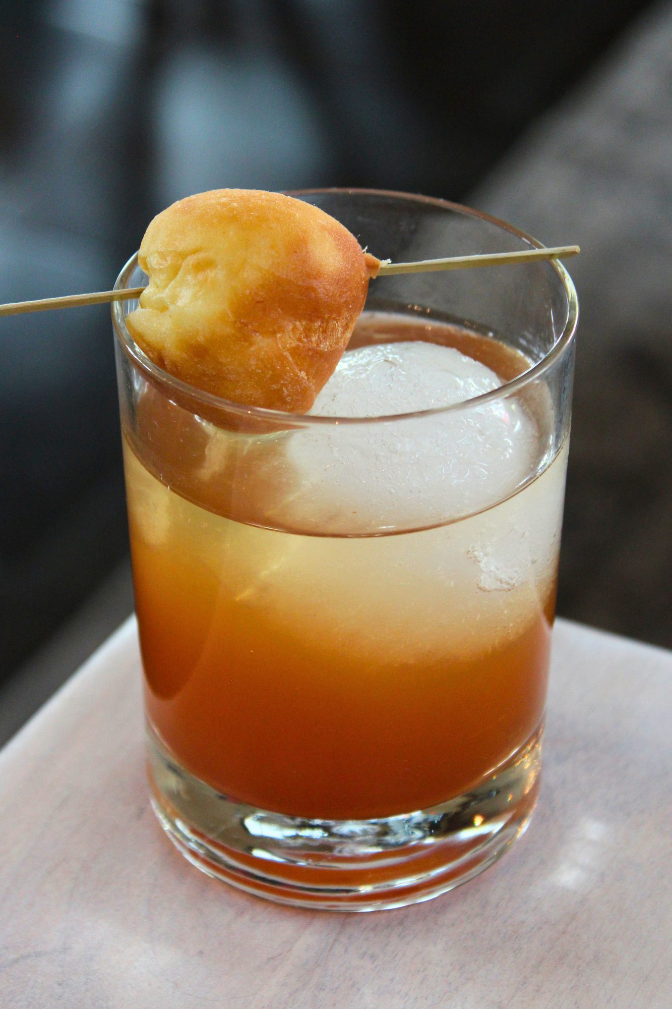 cider donut old fashioned at labelle winery at the bistro  fall menu