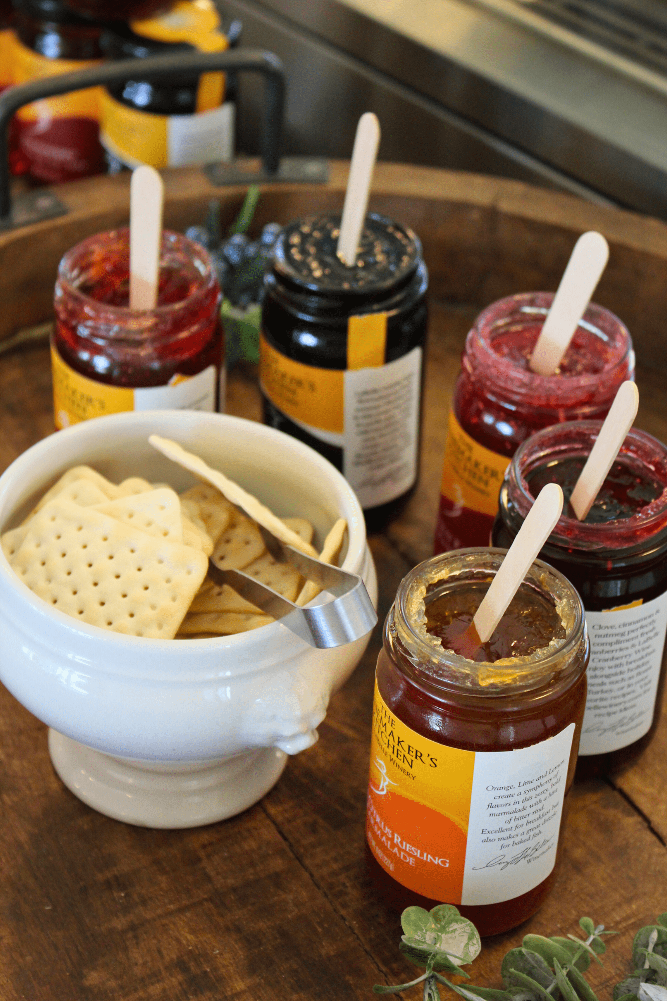jam tasting at labelle market