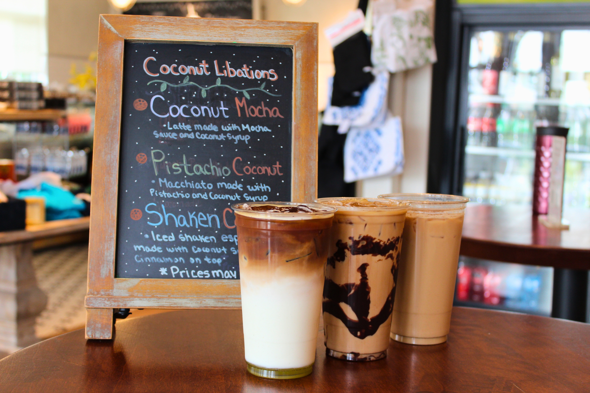 seasonal latte specials at labelle market