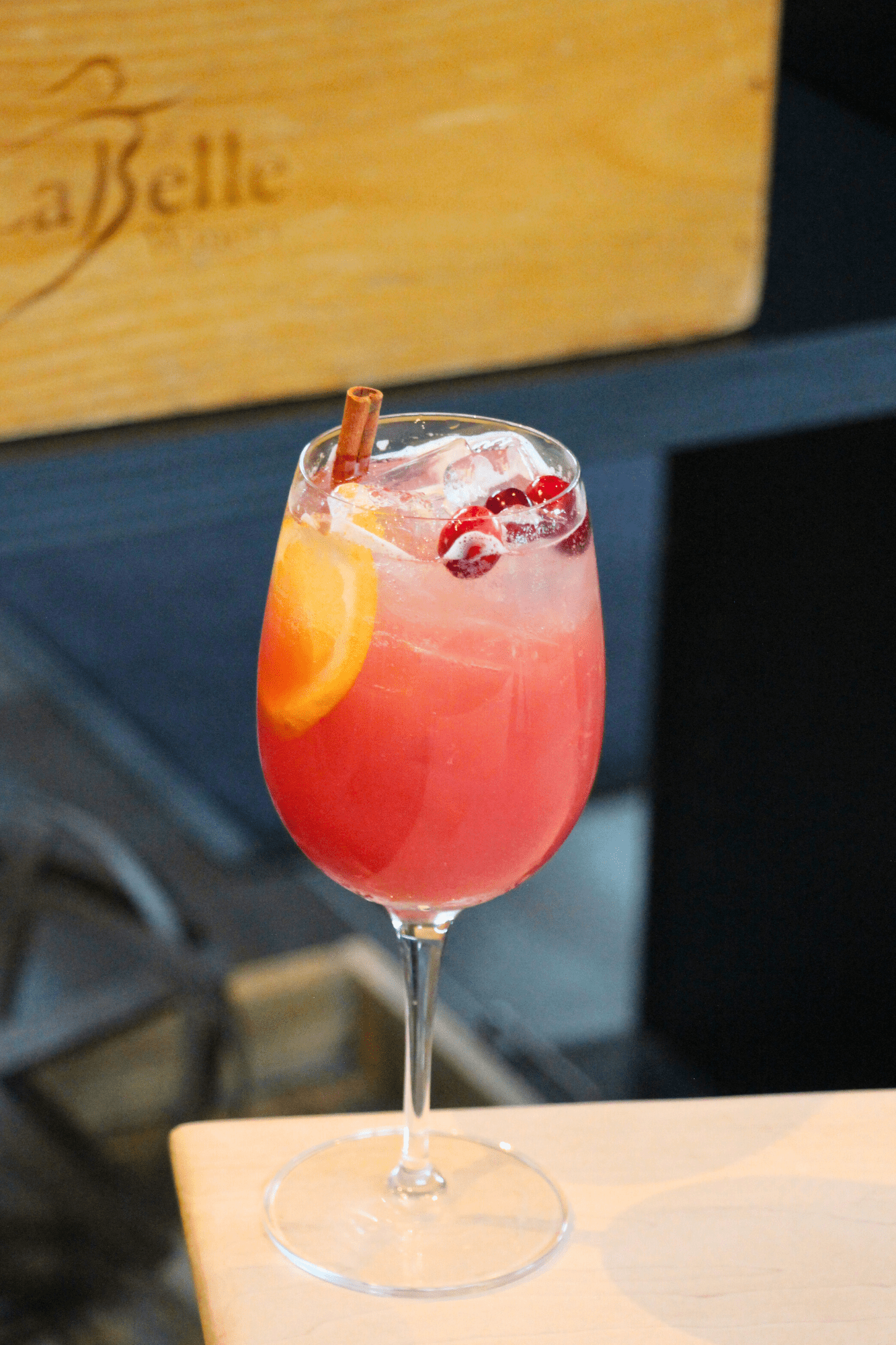 Tis the Seasonal Sangria the bistro labelle winery