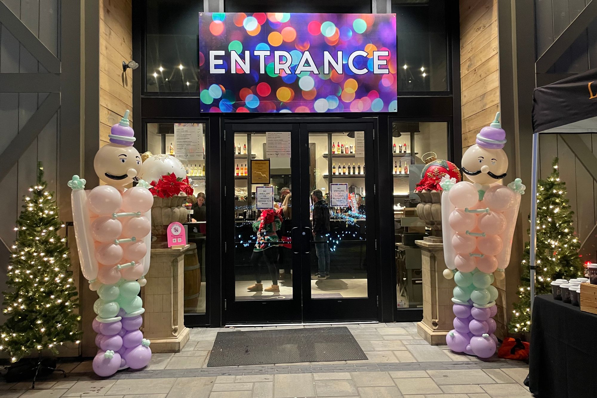 entrance to labelle lights at labelle winery derry nh