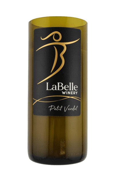 Recycled LaBelle Wine Bottle Candle