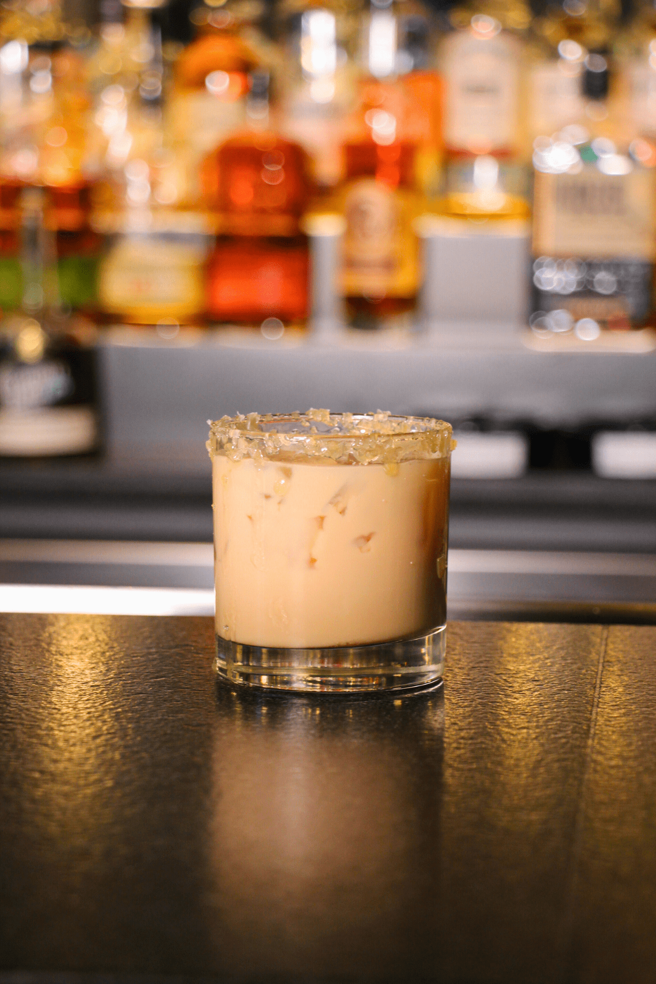 Salted caramel white russian