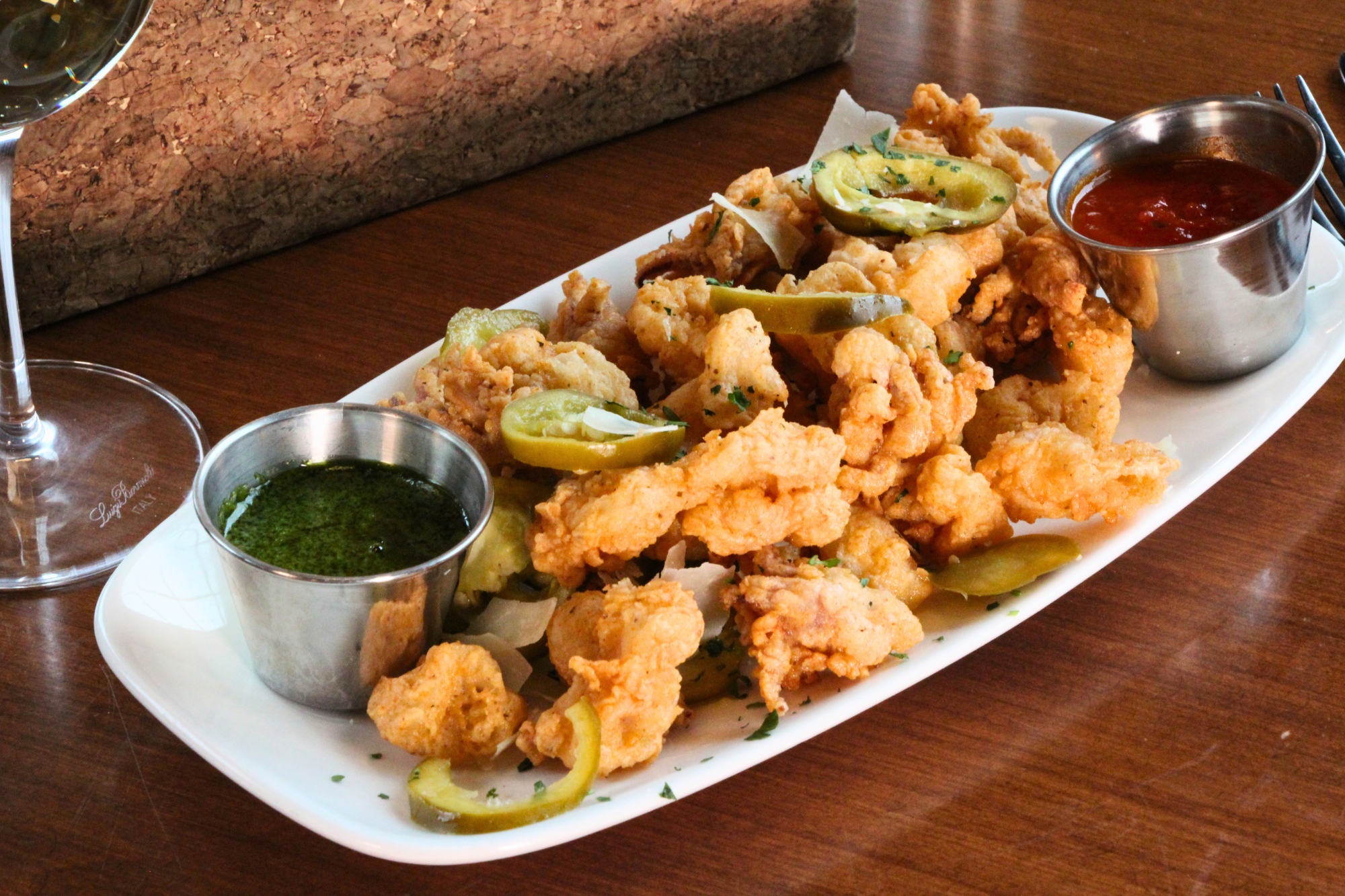 Americus Calamari spring menu 2026 Labelle winery