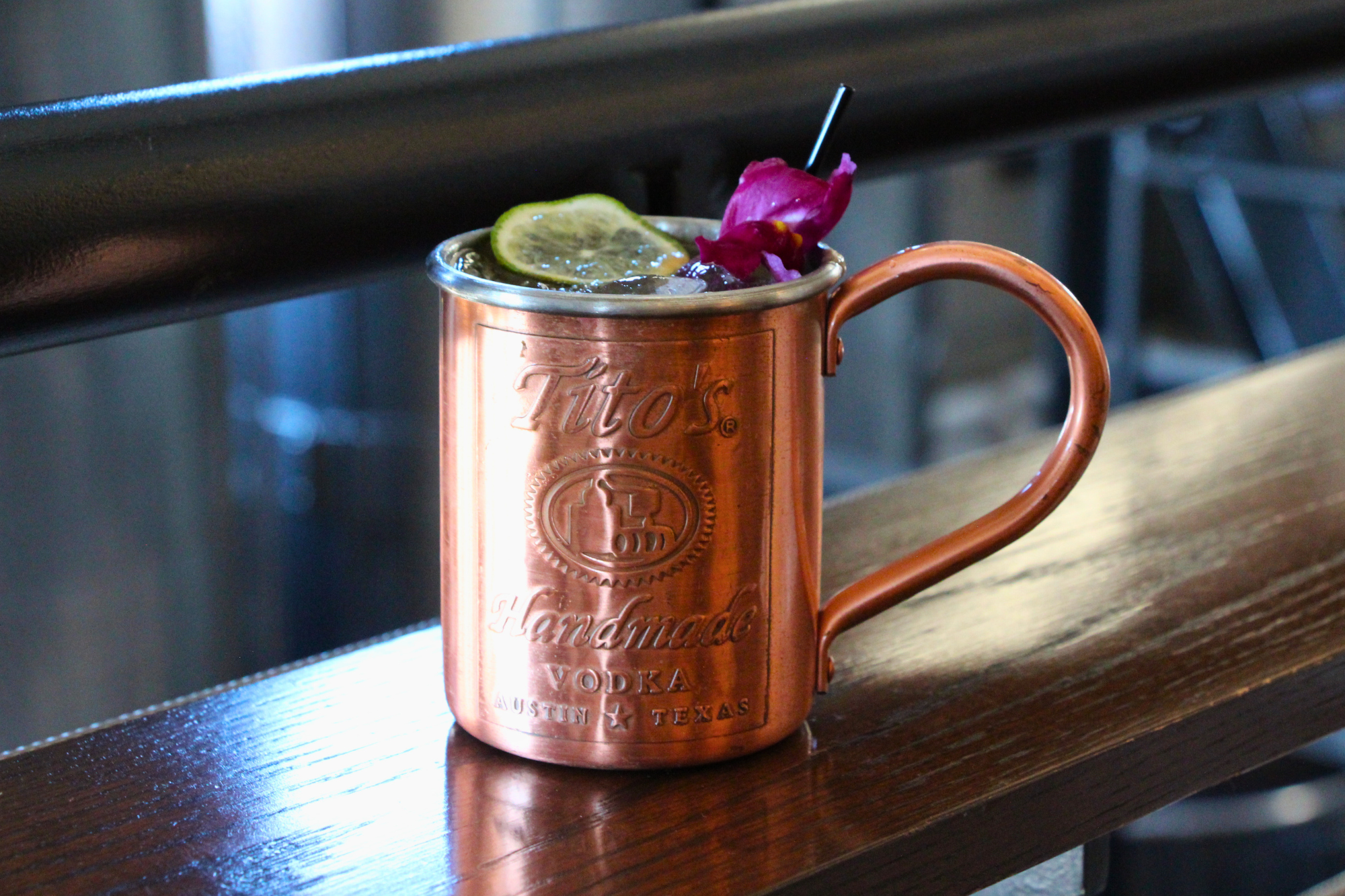 Blood Orange Moscow Mule the bistro labelle winery