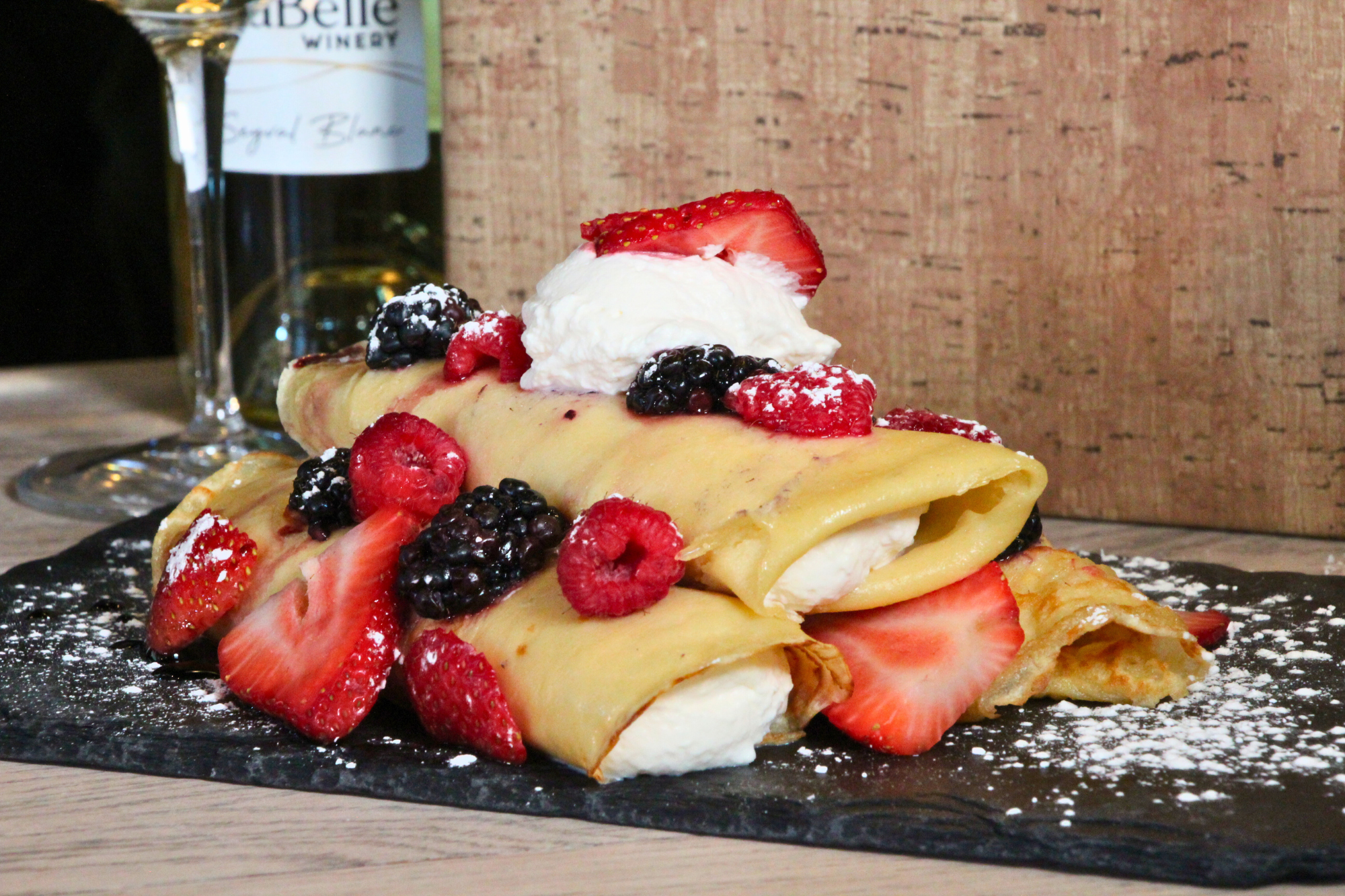 Crêpes and Berries the bistro labelle winery
