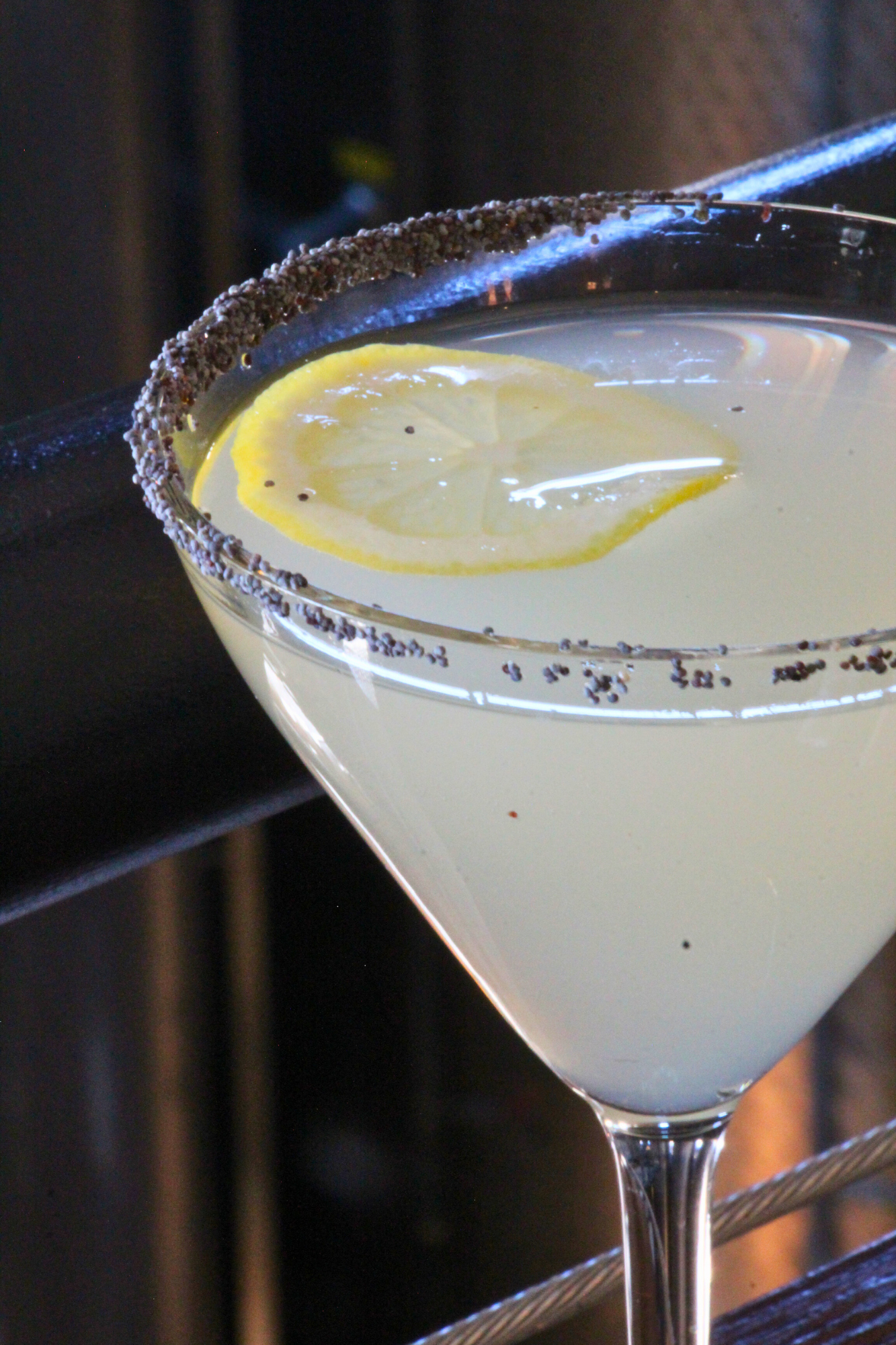 Lemon Poppy Seed Martini the bistro labelle winery