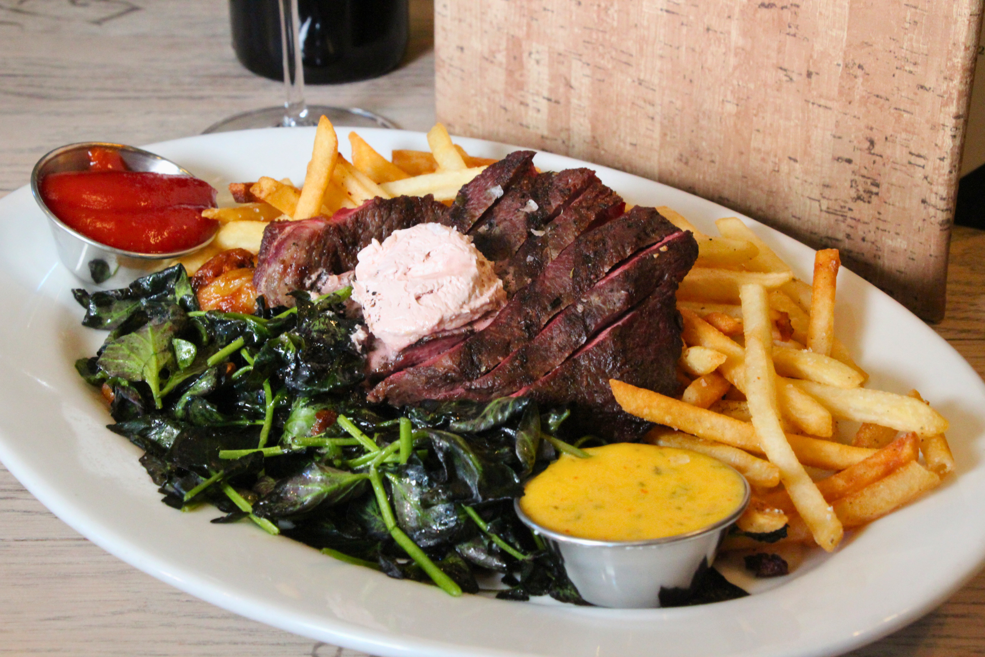 Steak frites labelle winery