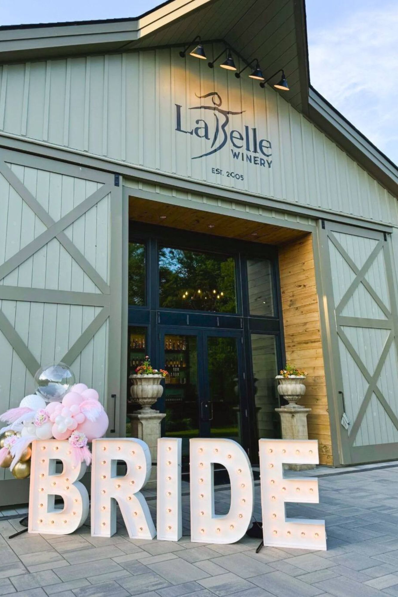 fun winery bridal shower event at labelle winery nh