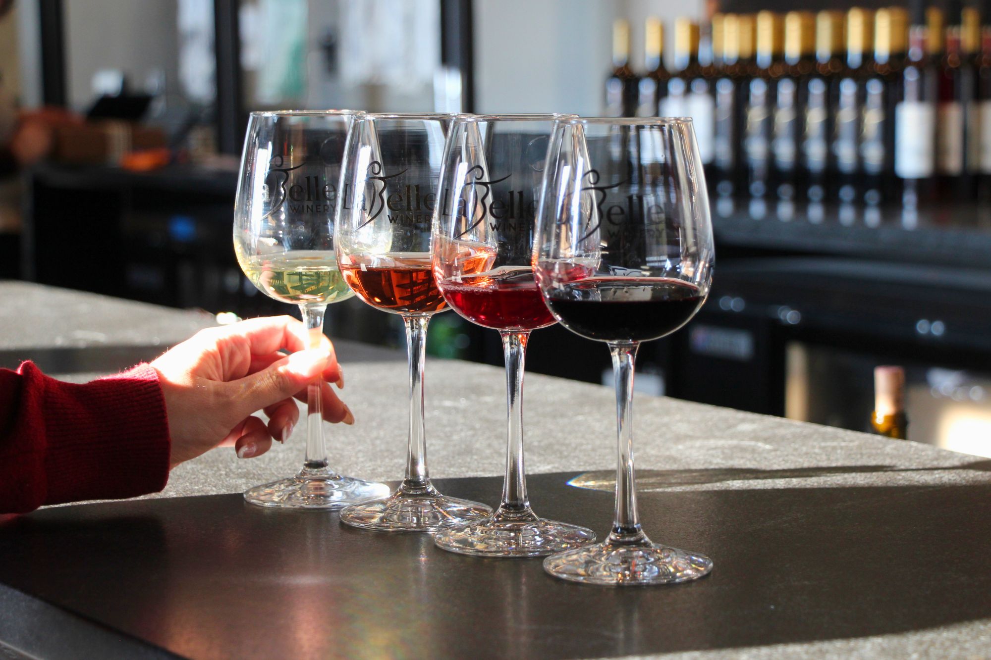 wine tastings at labelle winery celebrate