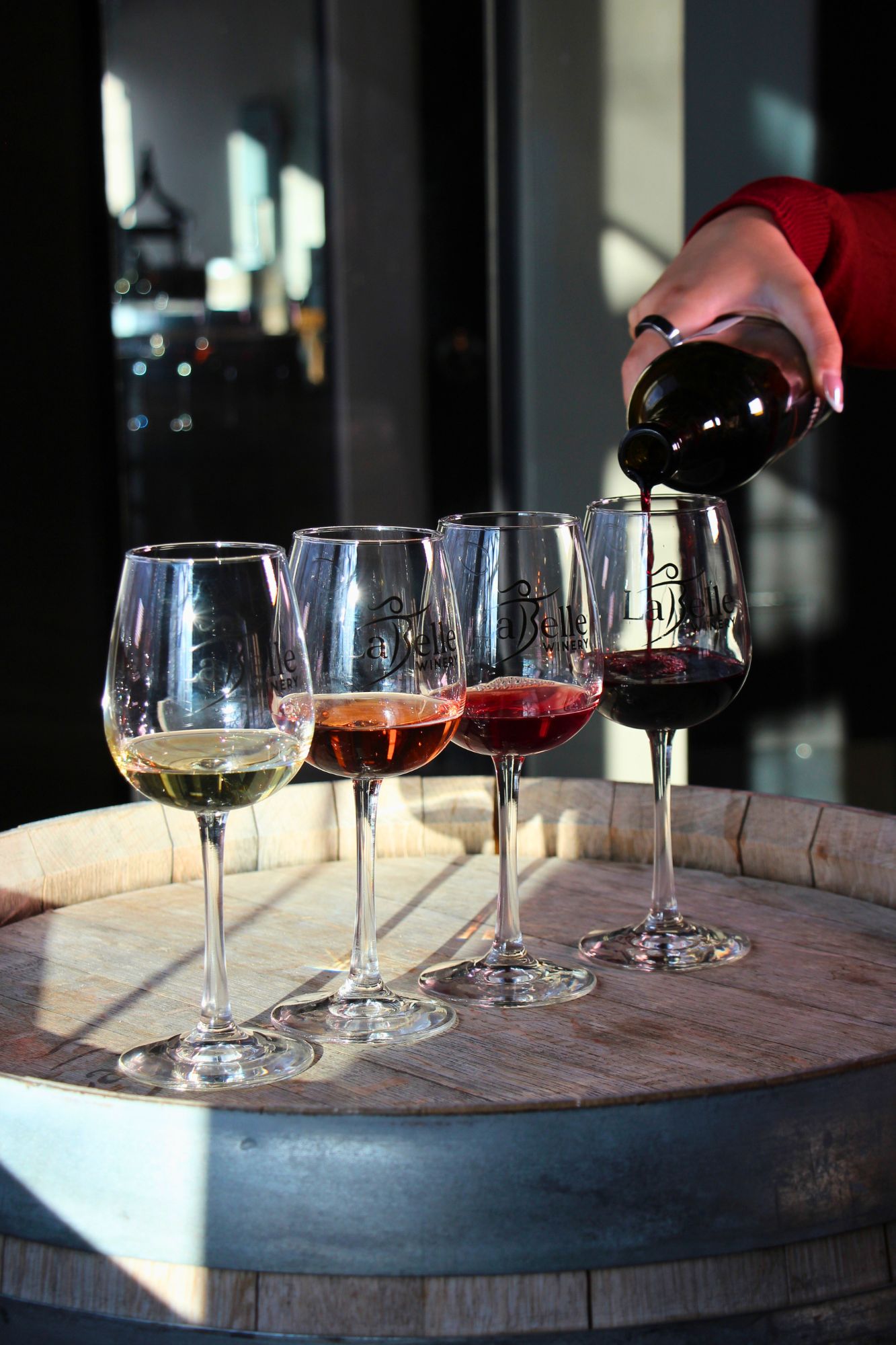 food truck at labelle winery wine tastings