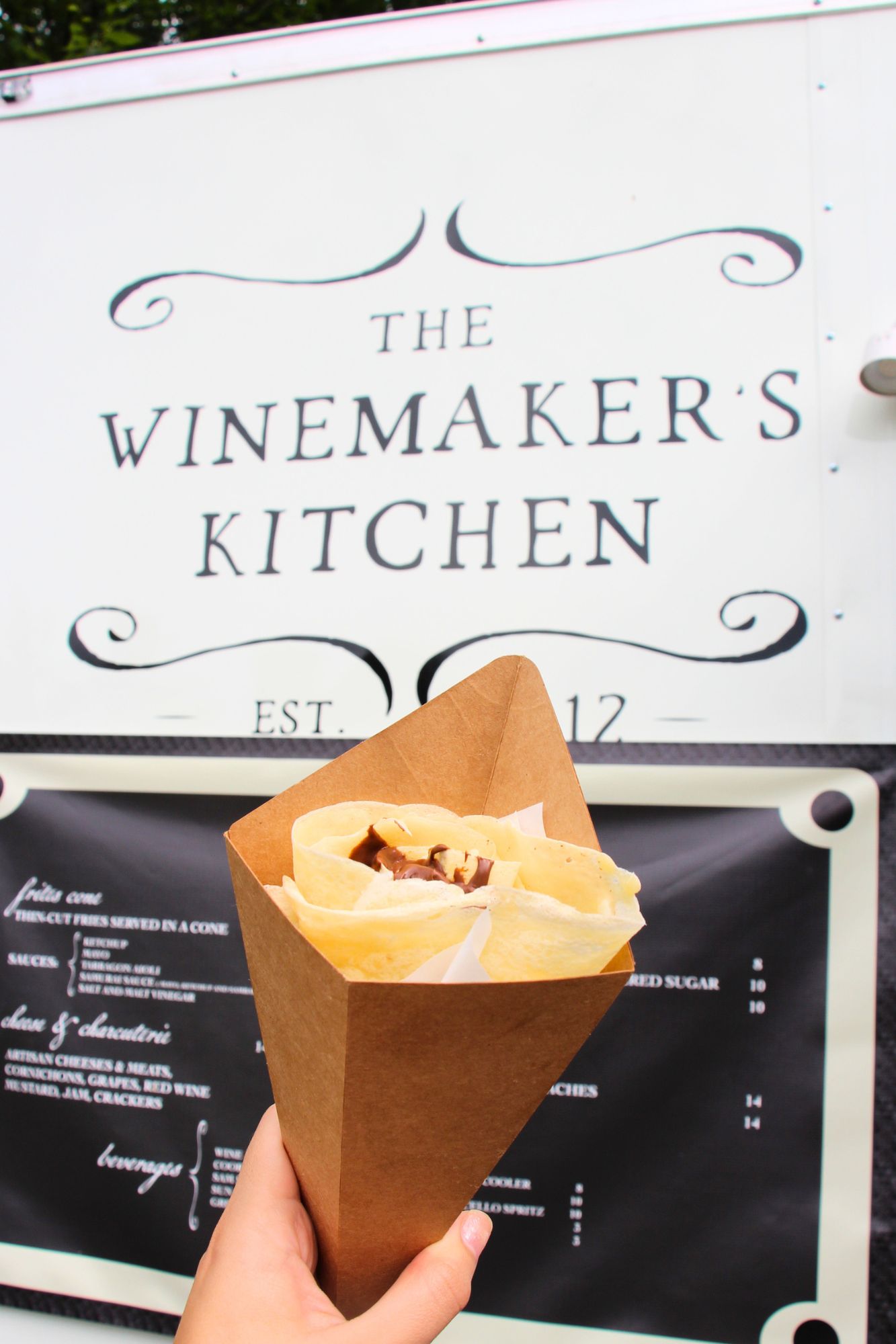 the winemakers kitchen food truck derry nh crepe menu
