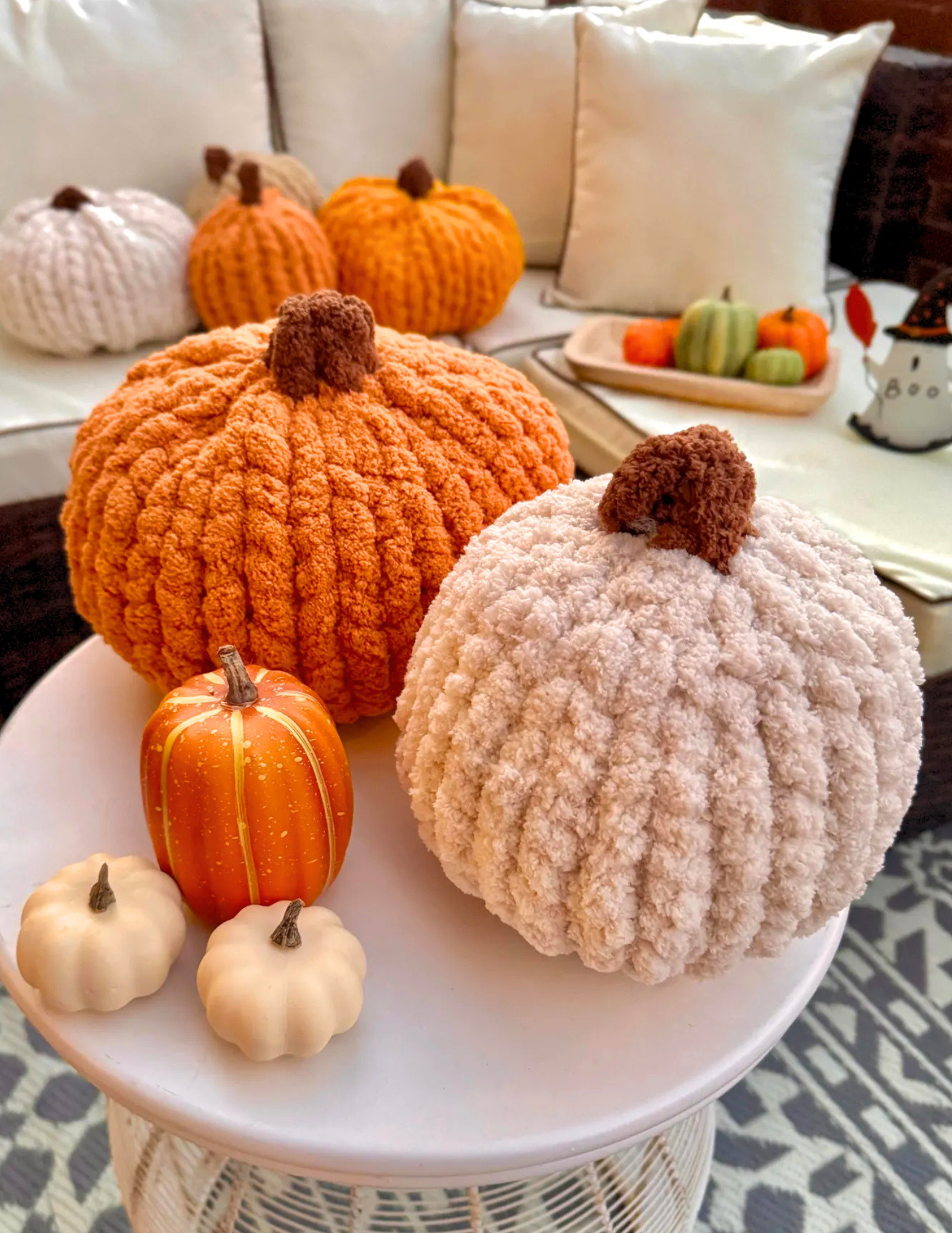 Chunky Knit Stuffed Pumpkin DIY Workshop (10/7/26 - Amherst)