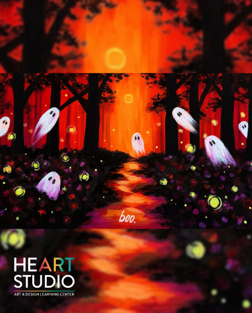 Halloween Paint & Sip Workshop (10/28/26 - Amherst)