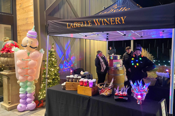 labelle lights entrance merch display