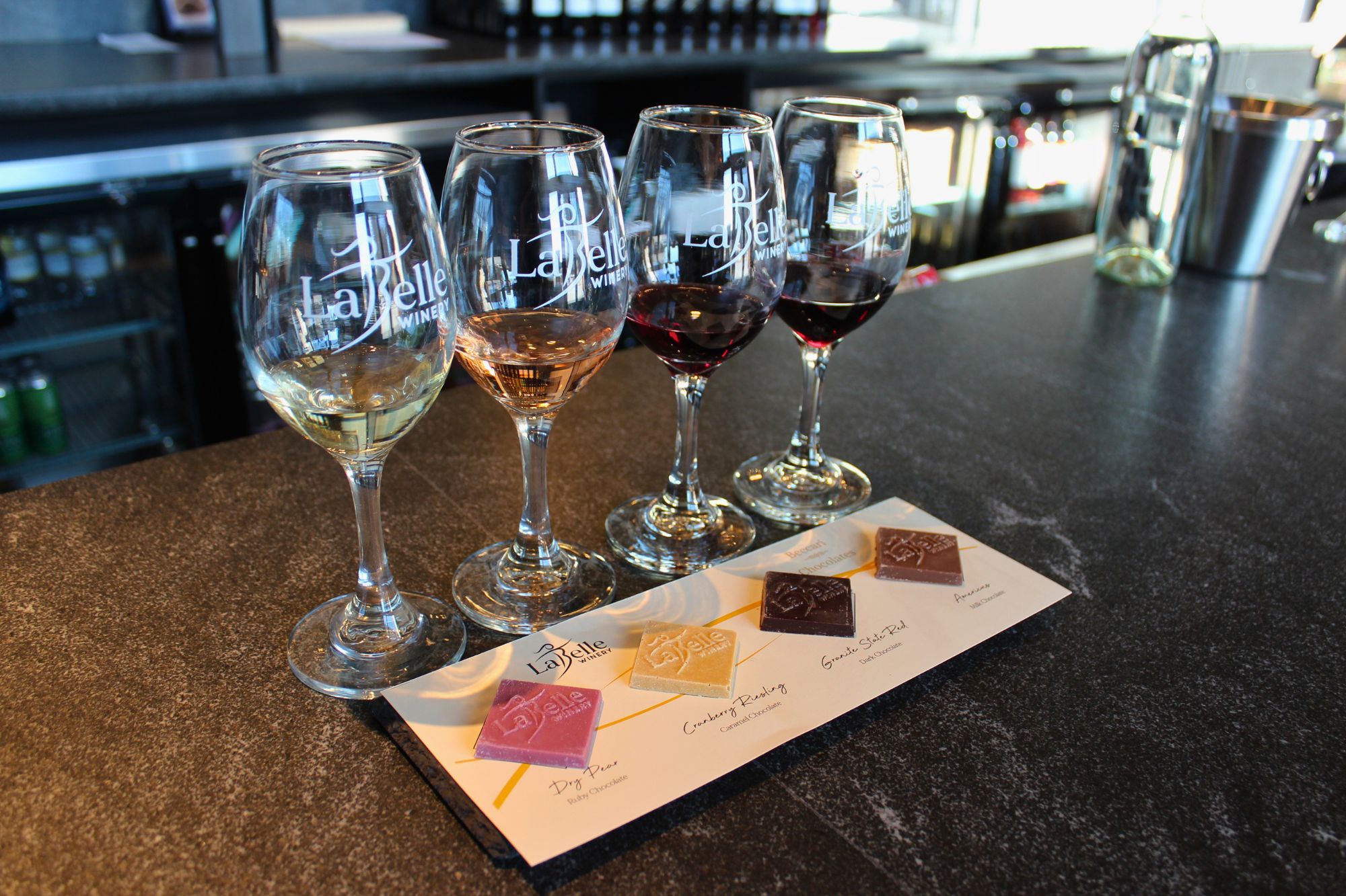 wine and chocolate tastings at local winery in new england