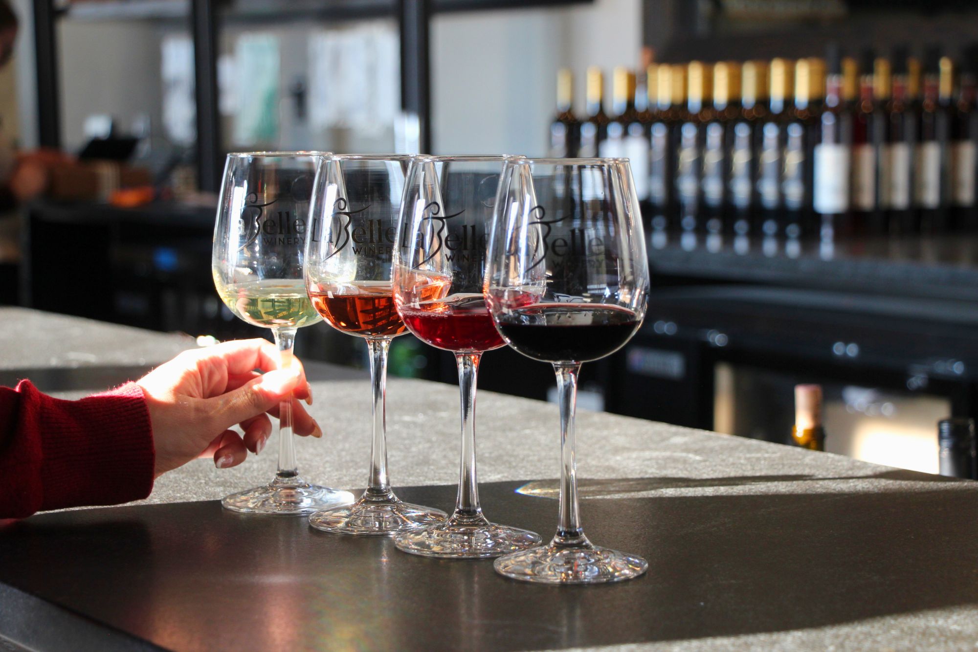 wine tasting at labelle winery in derry nh
