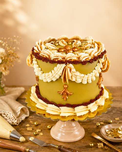Bridgerton-Inspired Cake Decorating Class (11/14/26 - Amherst)