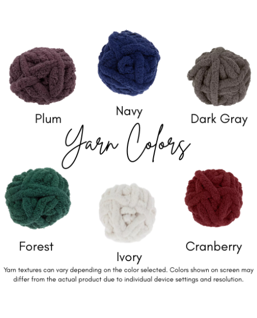 Chunky Knit Blanket DIY Workshop (11/18/26 - Amherst)