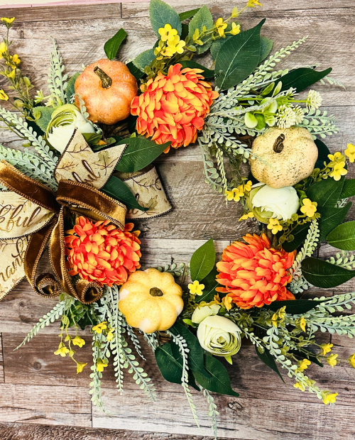 DIY Fall Wreath Workshop (11/5/26 - Derry)