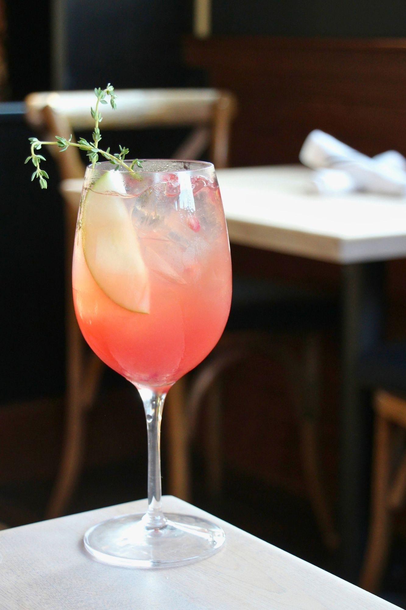 Autumn Hugo Spritz the bistro labelle winery fall menu