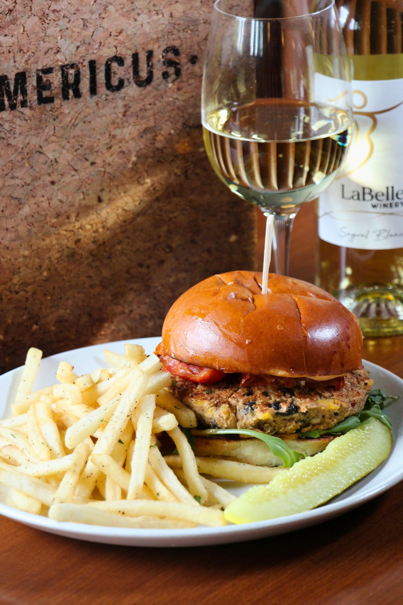 Bean Burger labelle winery americus restaurant fall menu 2026