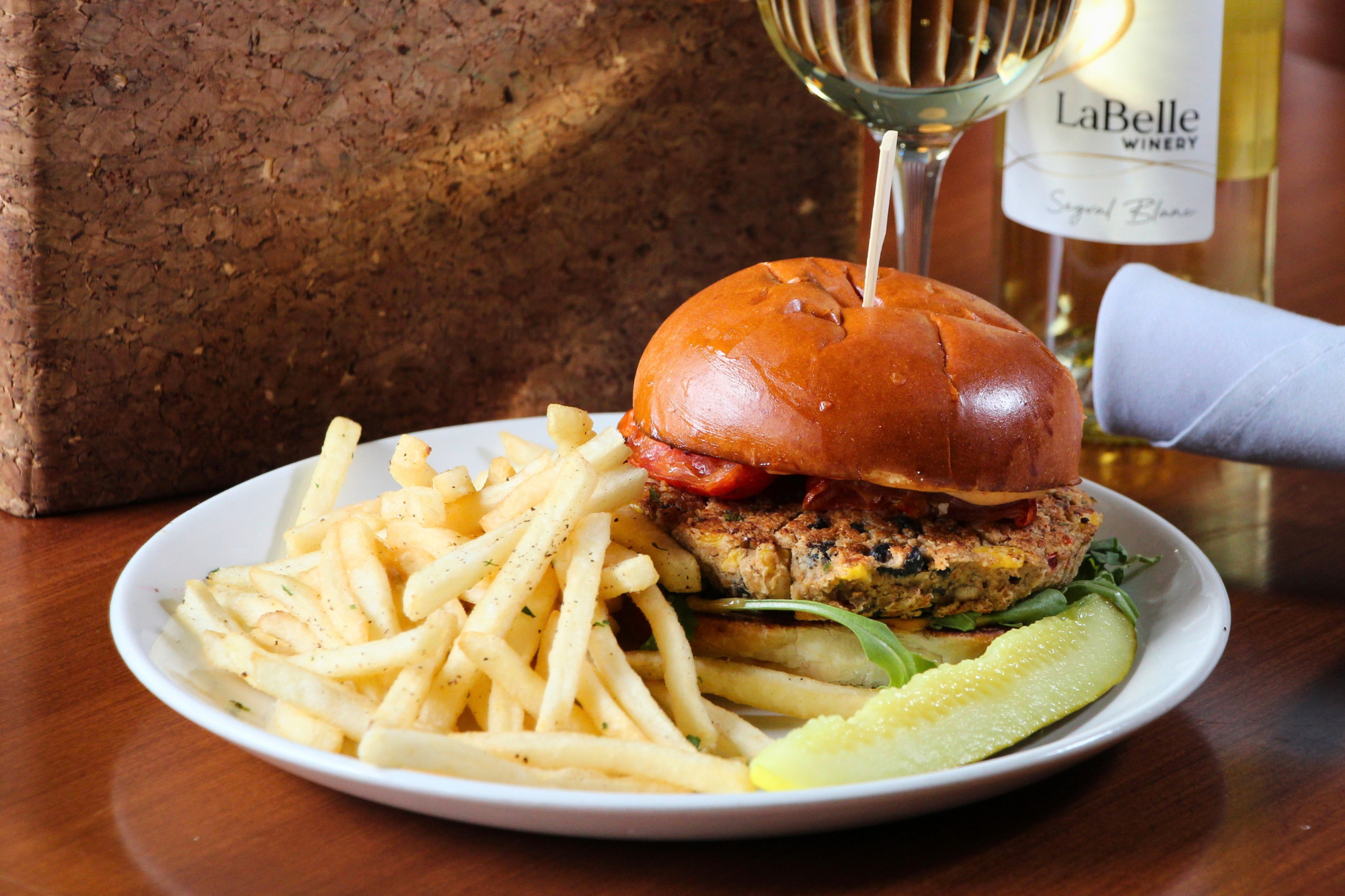 Bean Burger labelle winery americus restaurant fall menu 2026