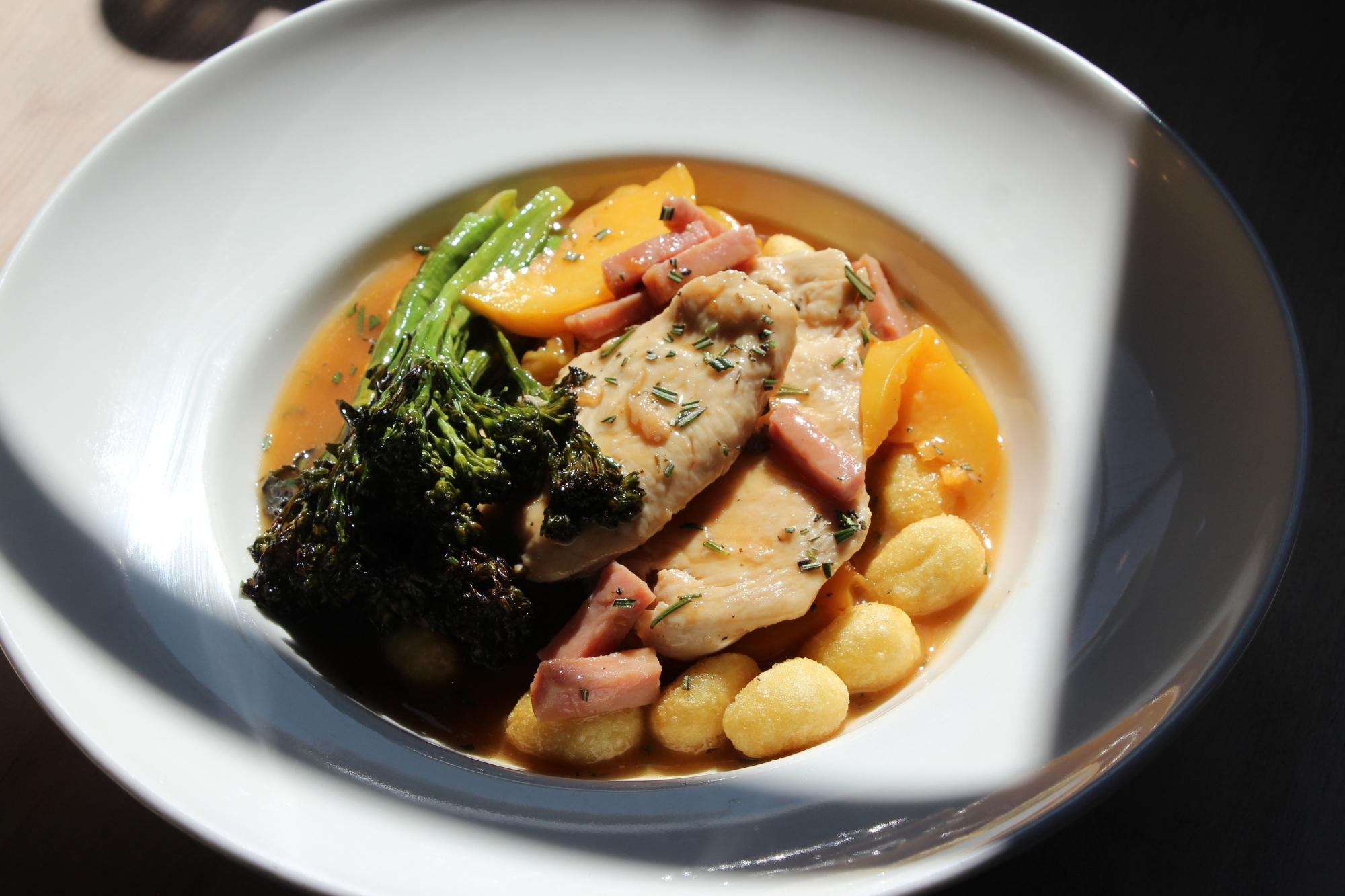 Caramel Apple Chicken & Gnocchi the bistro labelle winery fall menu 2026 (2)