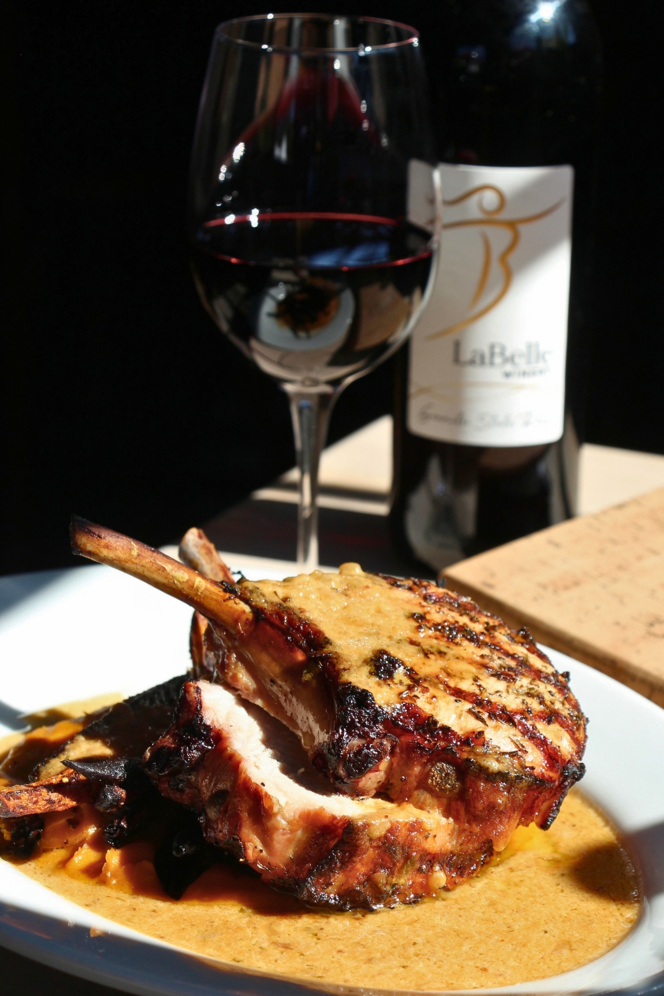Grilled Pork Chop the bistro labelle winery fall menu 2026 (2)