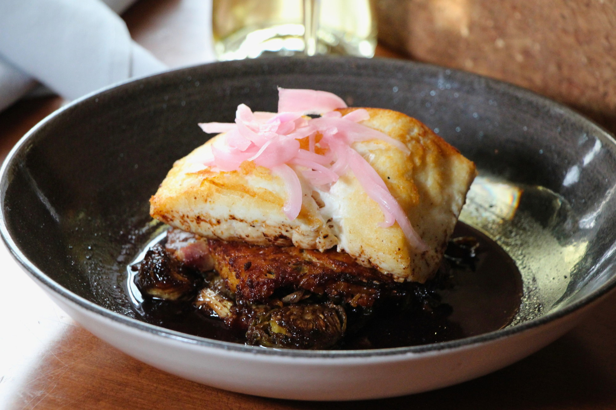 Pan Roasted Halibut labelle winery americus restaurant fall menu 2026
