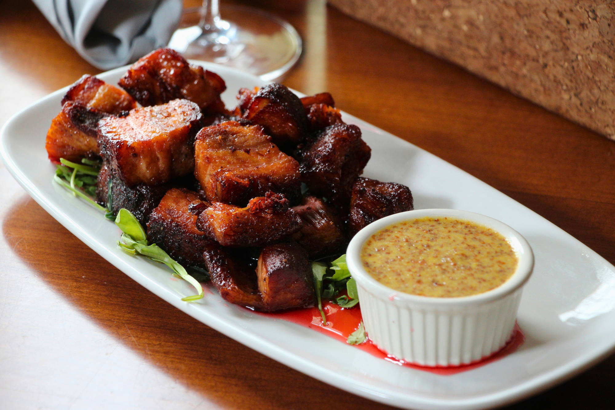 Pork Belly Bites labelle winery americus restaurant fall menu 2026
