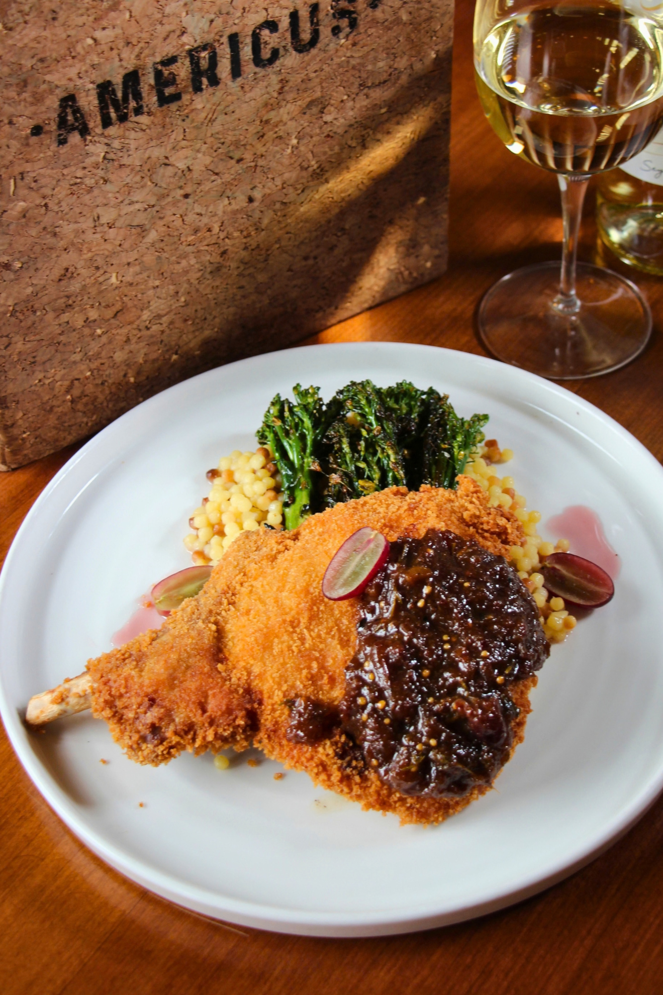 Pork Milanese labelle winery americus restaurant fall menu 2026