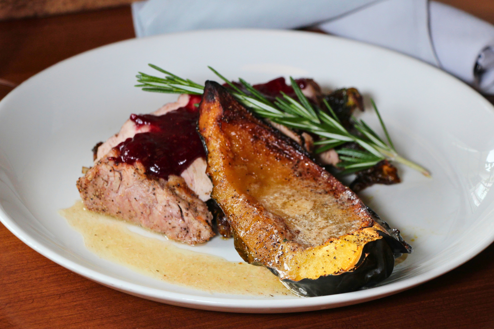 Pork Tenderloin labelle winery americus restaurant fall menu 2026