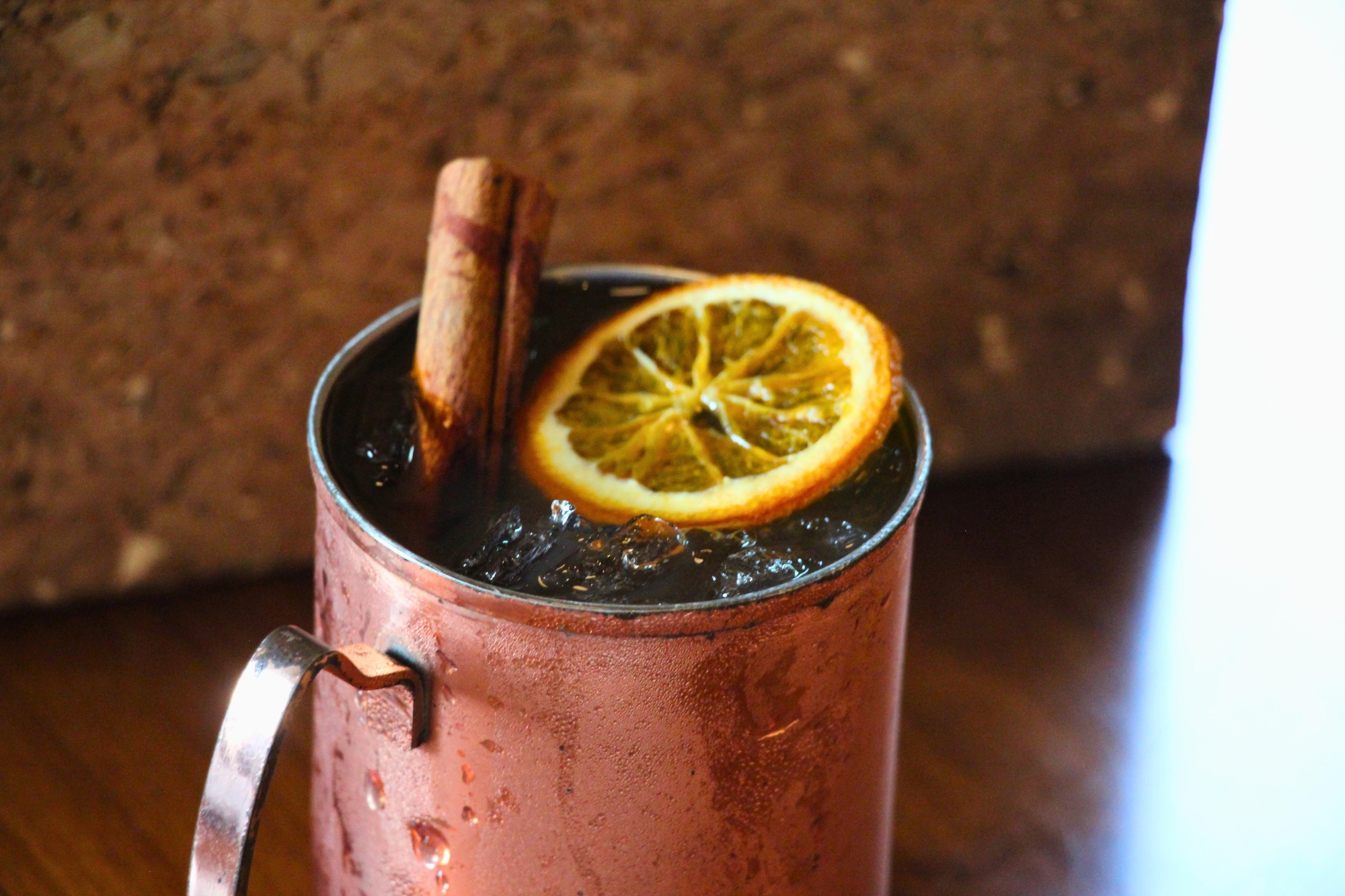 Root Beer Bourbon Mule fall menu 2026 americus restaurant labelle winery