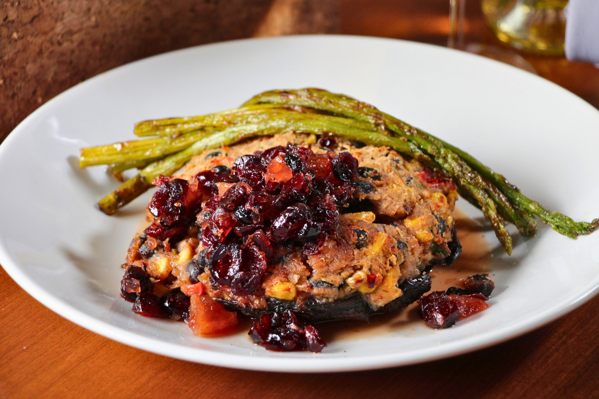 Stuffed Portobello Mushroom labelle winery americus restaurant fall menu 2026