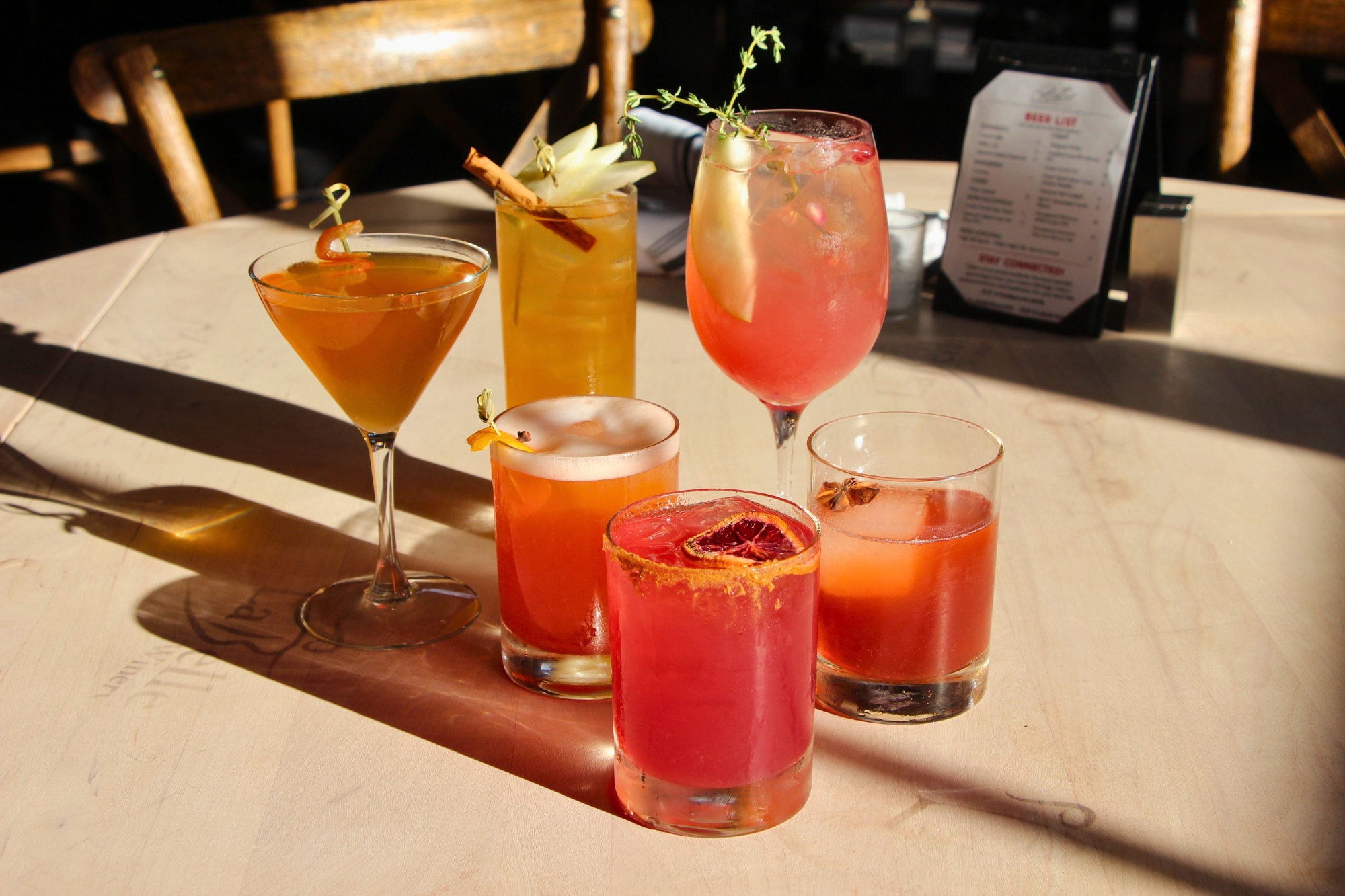 fall menu 2026 cocktails the bistro labelle winery